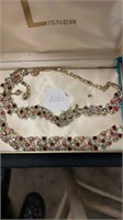 Vintage Lisner Necklace, bracelet