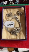 Vintage Mazer bracelet with earrings
