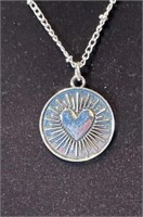 Eternal Love Necklace with heart earrings set