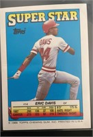 1988 tops mini card #14 Eric Davis