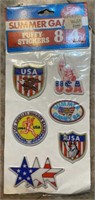 1983 Vintage puffy stickers