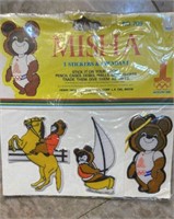 Very rare vintage Misha 1979 puffy sticker set