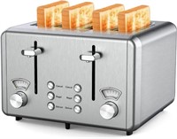4 Slice Toaster,whall Stainless Steel