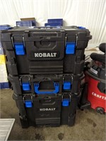 Kobalt 3 Pc casestack (damaged) (broken handle)