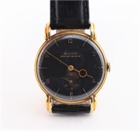 18K Gold Glycine Bienne Geneve Men's Wristwatch