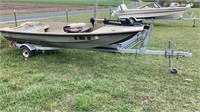 14 Ft Boat and Trailer