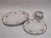 ‘Celebrate’ Brand China Gravy Bowl & Platters