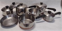 Stainless Steel Cookware with Copper Bottom