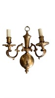 Brass Electric Wall Sconce