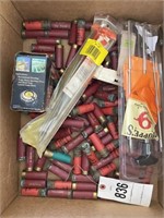 Box of Misc. Shells & Gun Stuff