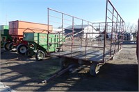 22ft x 10ft Steel Bale Thrower Wagon