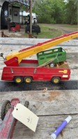 Toy Firetruck and Trailer