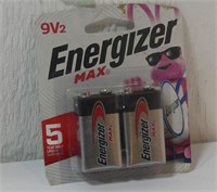 Energizer Max 9v Batterys Exp 2025
