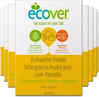 Ecover Dishwasher Soap Powder, Citrus, 8pk