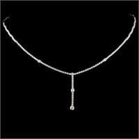 18K Gold 1.40ctw Diamond Necklace