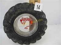 COOP TRACTOR TIRE ASH TRAY