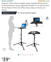 LIUGAST projector tripod stand and laptop stand