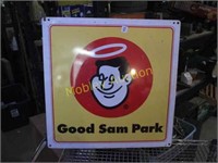 DOUBLE SIDED METAL SIGN
