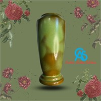 Prairie Green Vintage Frankoma 9” Vase