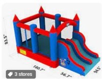Sunny & Fun Inflatable Bouncy Castle With Dual