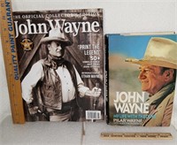 F2) John Wayne book & magazine
