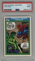 Vintage 1990 Marvel Hulk #152 Trading Card