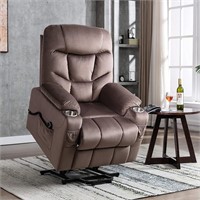 SMAX Power Recliner Chair for Elderly Brown