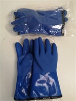 2 pair Insulated Rubber Gloves LARGE