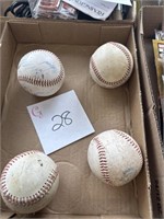 Lot of baseballs
