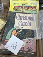 Vintage Christmas Carol booklets and Sectaurs