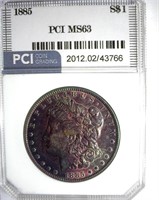 1885 Morgan PCI MS-63 Amazing Color