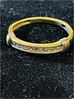 Vintage 14k Gold Diamond Ladies Ring