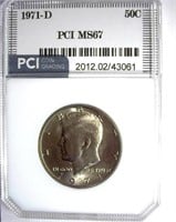 1971-D Kennedy PCI MS-67