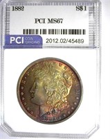 1882 Morgan PCI MS-67 LISTS FOR $20000