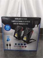 Infinity X1 Worklight with Speakers 2 Pack