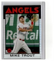 2021 Topps Chrome 1986 Refractor Mike Trout #2