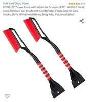 MSRP $18 2 Ice craper brushes