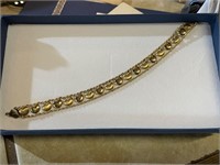 Gorgeous 10k Gold Vintage Heart Bracelet