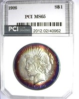 1926 Peace PCI MS-65 BOLD RIM