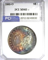 1885-O Morgan PCI MS-65+ Incredible Toning