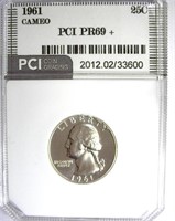 1961 Quarter PCI PR-69+ CAM