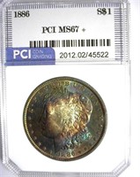 1886 Morgan PCI MS-67+ Awesome Color