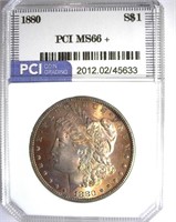 1880 Morgan PCI MS-66+ LISTS FOR $5750