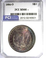 1884-O Morgan PCI MS-66+ Exquisite Color