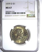 1979-D Susan B Anthony NGC MS-67 LISTS FOR $300
