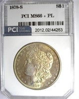 1878-S Morgan PCI MS-66+ PL LISTS FOR $4500