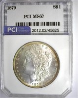 1879 Morgan PCI MS-67 LISTS FOR $40500