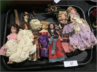 Vintage Plastic & Cloth Dolls.