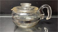 Vintage Pyrex Glass Tea Pot * Needs Cleaning *