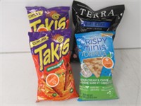 (4) Crispy Minis Sour Cream & Chive, 100g, 2 Takis